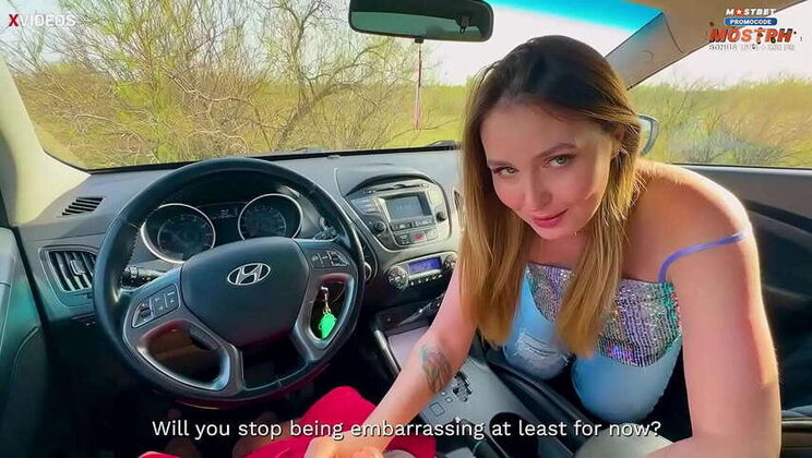 Stepmom Alina Rai Has Car Sex with Son's Friend