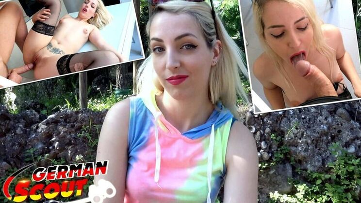 German Scout Fucks Blonde Teen Liz Rainbow - Round Ass Doggystyle & Facial Cumshot