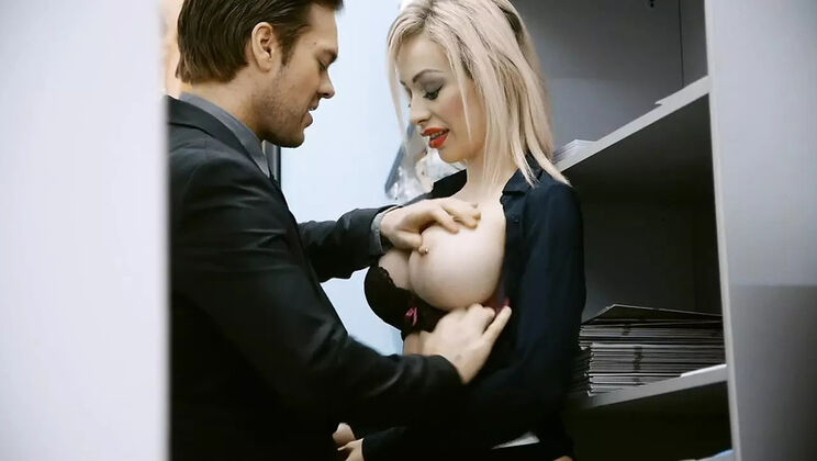 Hot Forbidden Office Sex With My Boss - Victoria Summers Fucks Ryan Ryder Hardcore