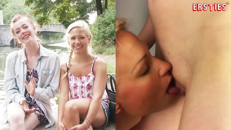 German Amateur Lesbians Gabi Gold Fuck in Bikini Shop Dressing Room - Public Sex & Pussy Licking